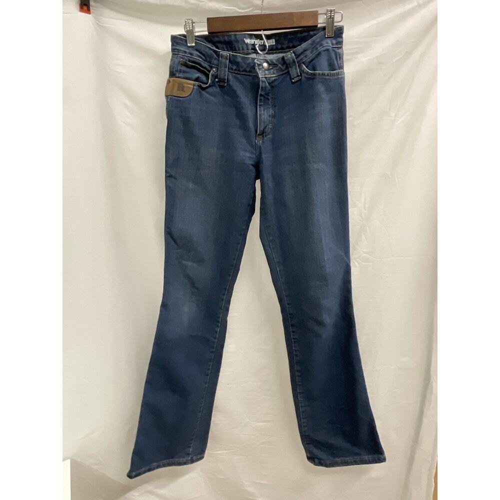 Wrangler Riggs Workwear Jeans Women's (4x34) Blue Bootcut Work Utility Ranch